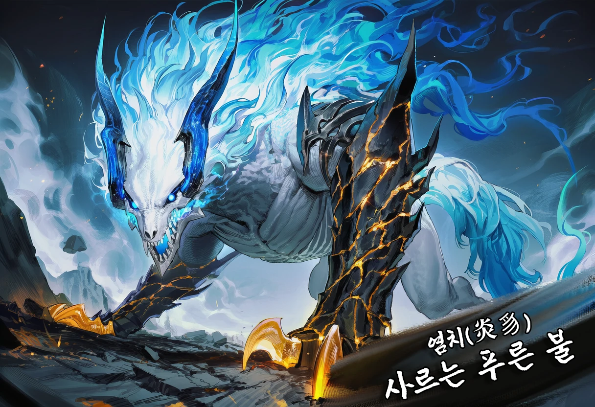 염치 — 사르는 푸른 불